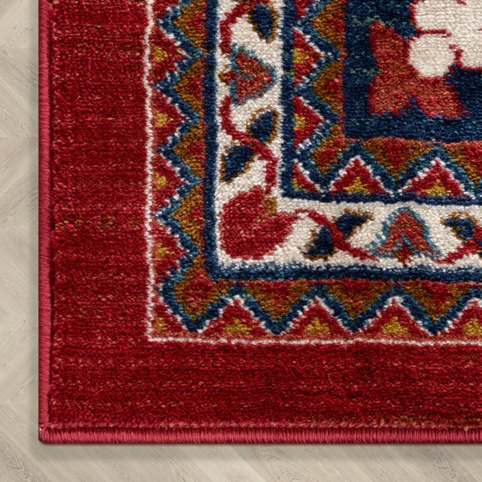 Well Woven Tulsa Oriental Red Area Rug & Reviews Wayfair
